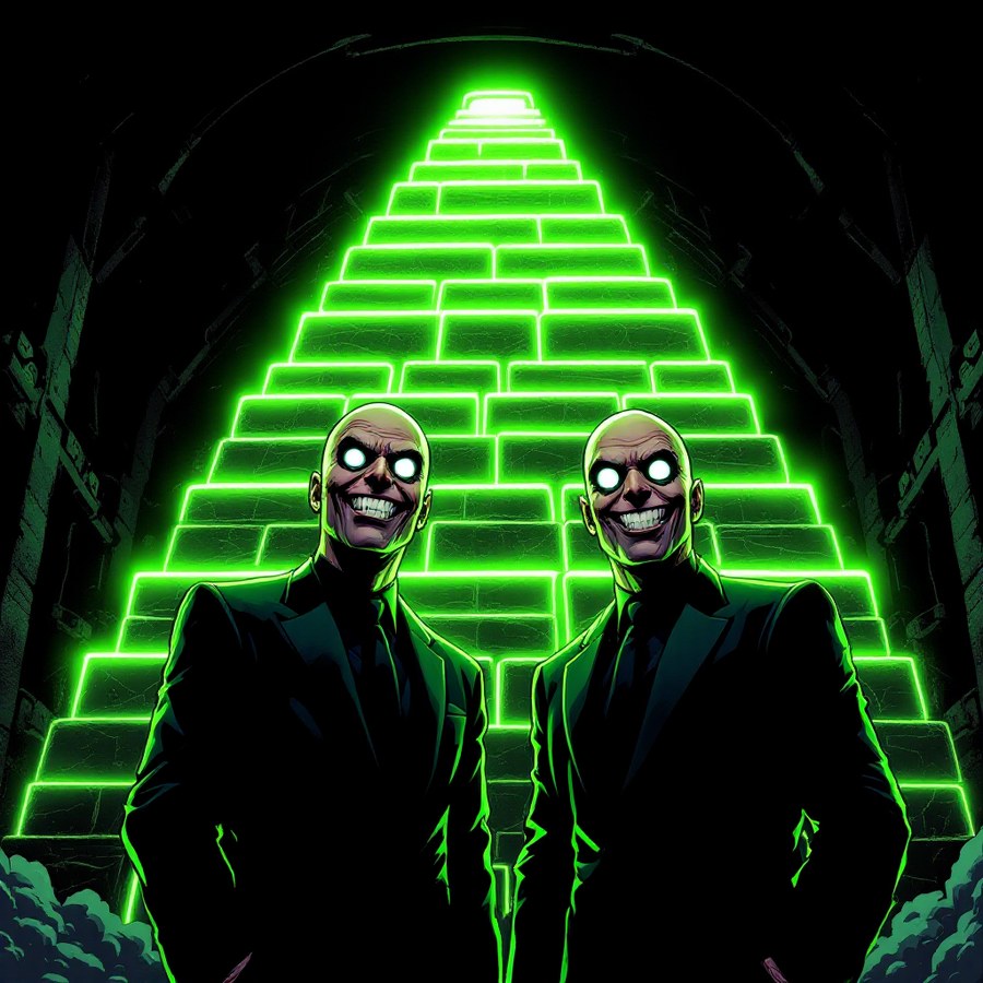 The brothers inside the vault